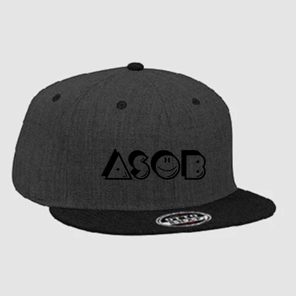 【刺繍のみ】OTTO ヘザーウールブレンド フラットバイザーキャップ(スナップバック)