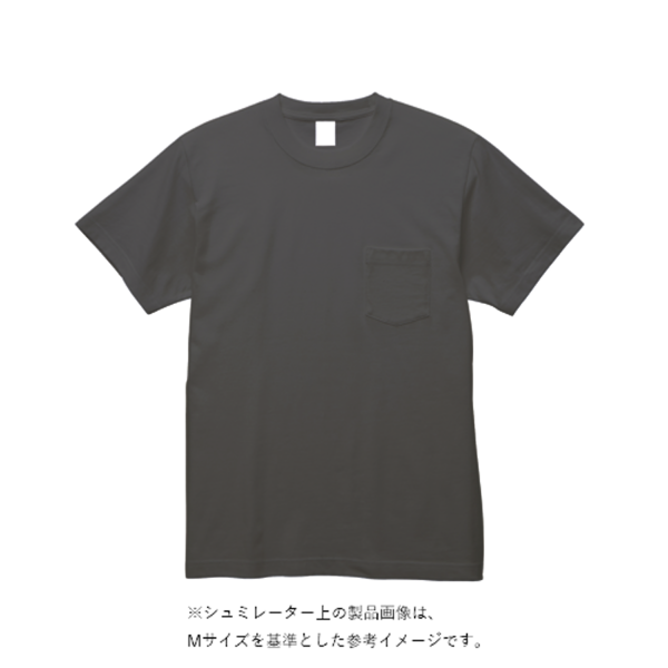 6.1オンスガーメントダイポケットTシャツ