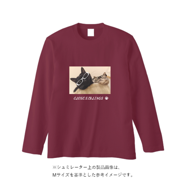 5.6オンス ヘビーウェイト長袖Tシャツ（リブ無し レディース）