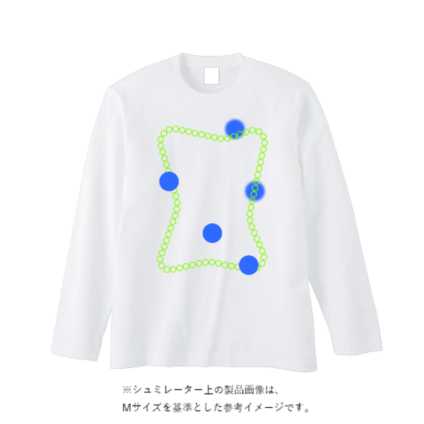 5.6オンス ヘビーウェイト長袖Tシャツ（リブ無し）