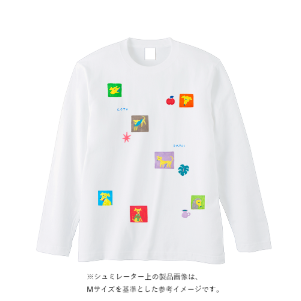 5.6オンス ヘビーウェイト長袖Tシャツ（リブ無し）