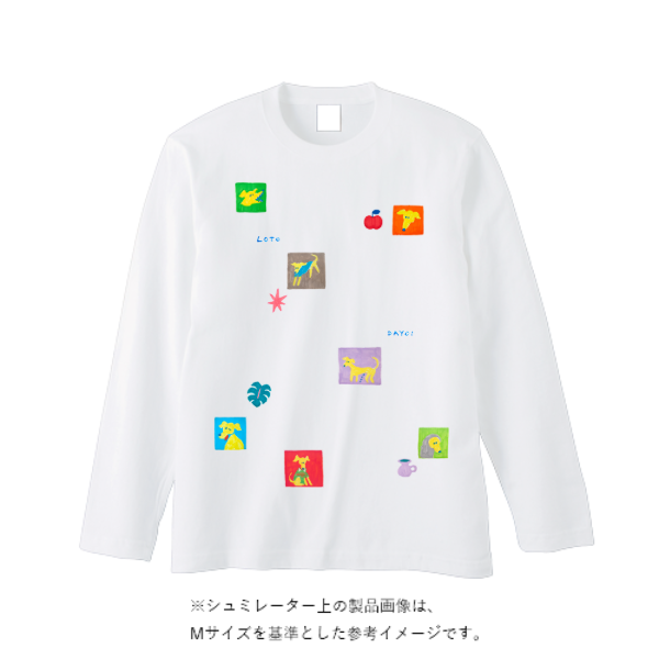 5.6オンス ヘビーウェイト長袖Tシャツ（リブ無し）