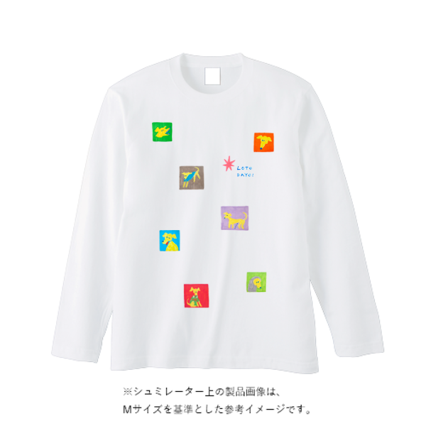 5.6オンス ヘビーウェイト長袖Tシャツ（リブ無し）