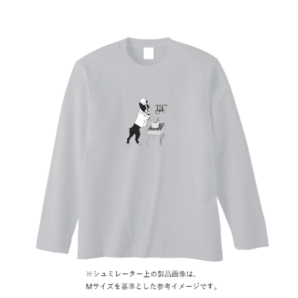 5.6オンス ヘビーウェイト長袖Tシャツ（リブ無し）