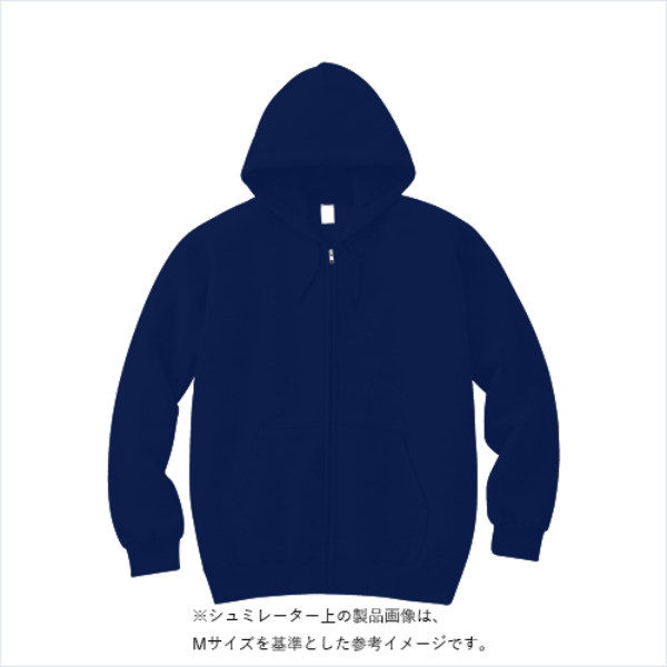 【期間限定10%OFF！】10.0オンス T/C スウェット フルジップ パーカー