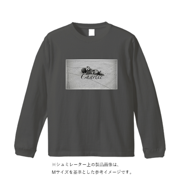 6.1オンスガーメントダイ長袖Tシャツ