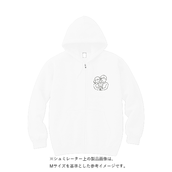 【期間限定10%OFF！】10.0オンス T/C スウェット フルジップ パーカー