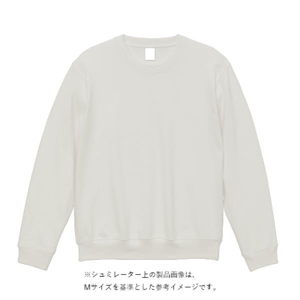 8.4オンス クルーネックライトトレーナー