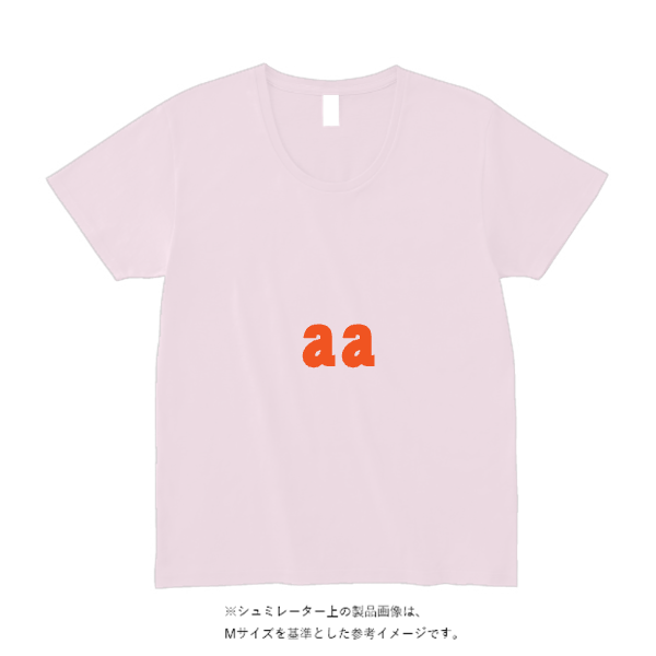 4.3オンス スリムフィット Uネック Tシャツ