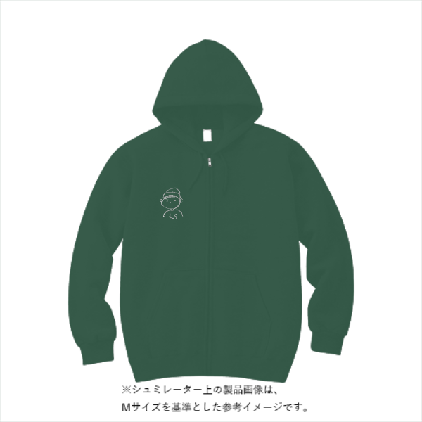 10.0オンス T/C スウェット フルジップ パーカ（裏起毛）