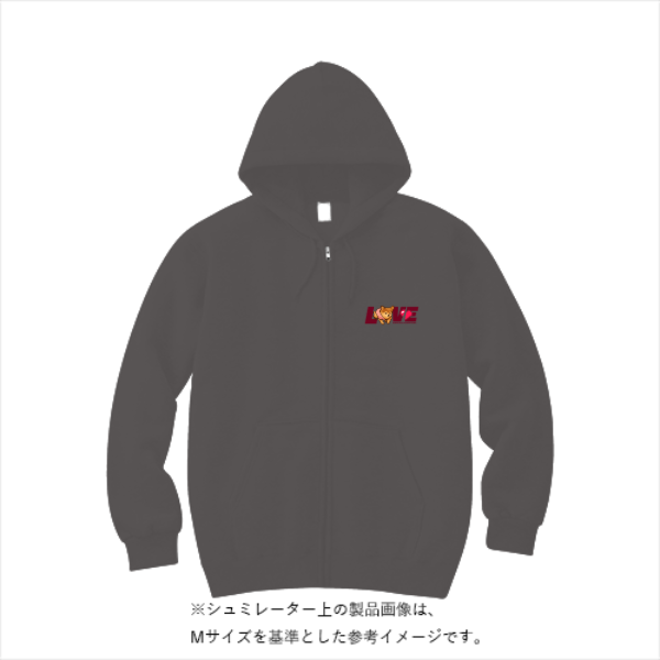 10.0オンス T/C スウェット フルジップ パーカ（裏起毛）