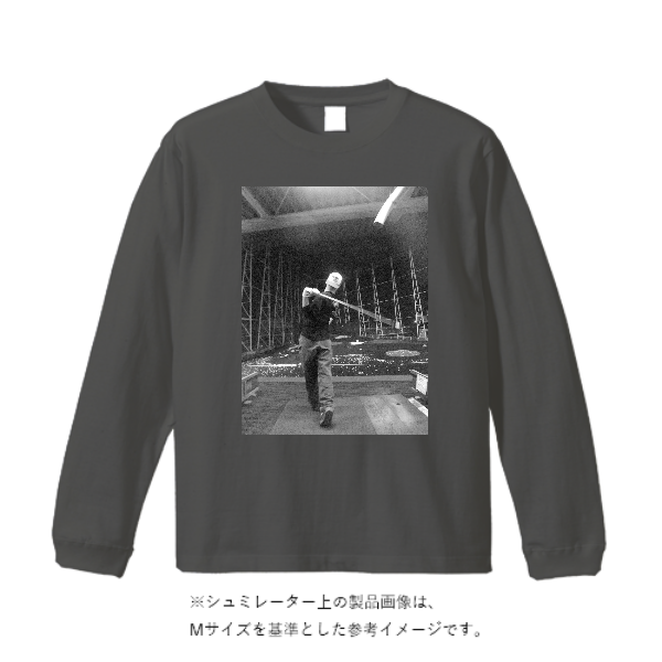 6.1オンスガーメントダイ長袖Tシャツ