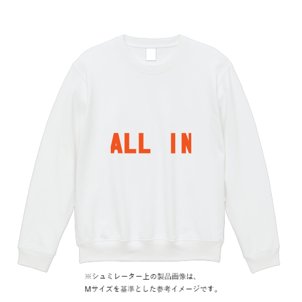 10.0オンス クルーネック スウェット