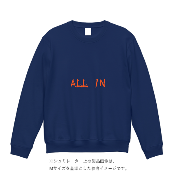 10.0オンス クルーネック スウェット