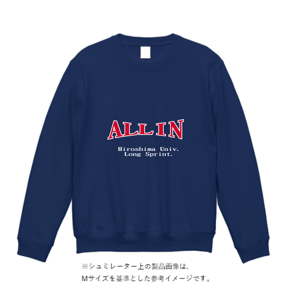 10.0オンス クルーネック スウェット