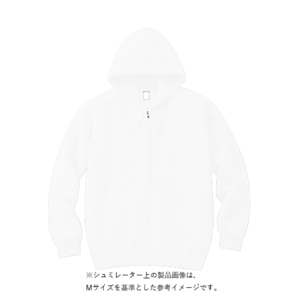 12.0オンス ヘヴィーウェイト スウェット フルジップ パーカ