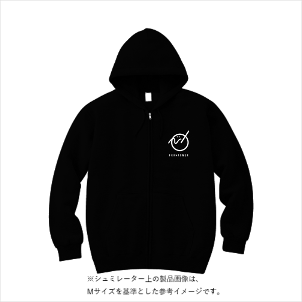 10.0オンス レギュラー ZIP パーカー