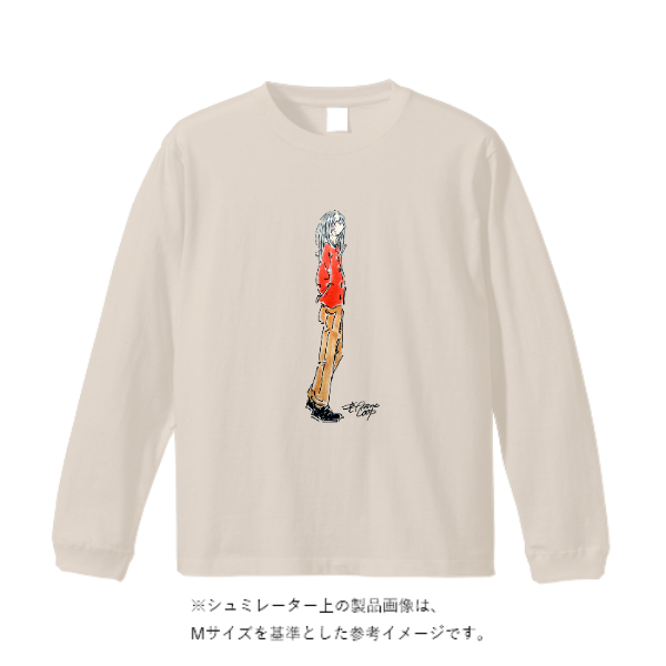 5.6オンス ロングスリーブ Tシャツ（袖リブ有り）