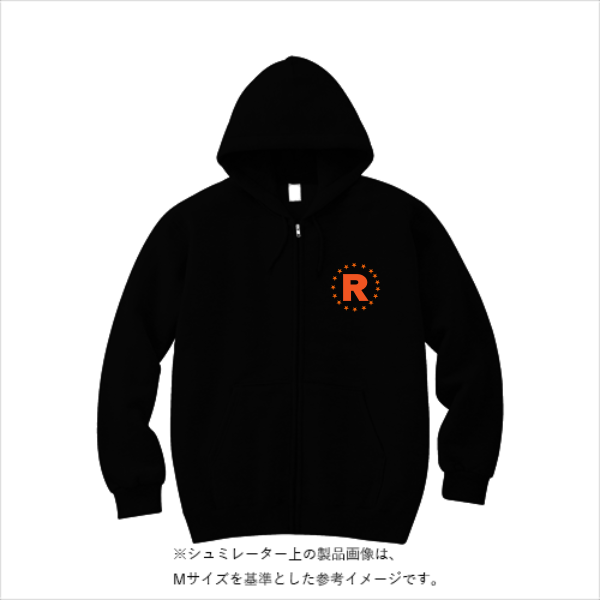 10.0オンス T/C スウェット フルジップ パーカ（裏起毛）