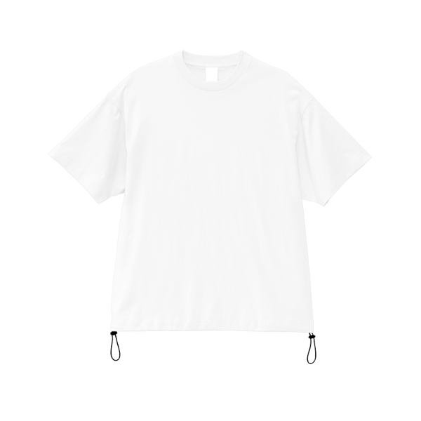 6.5オンス ファインジャージー リラックスフィット Tシャツ（裾ドローコード）
