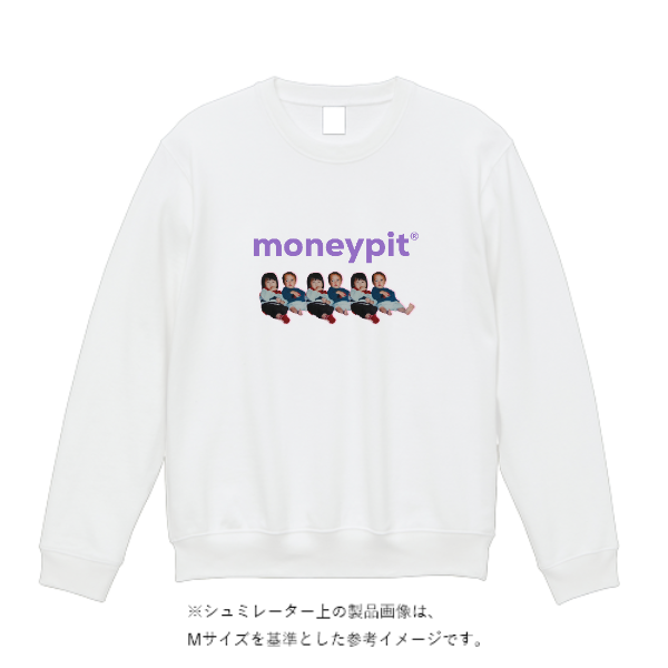 10.0オンス T／C ビッグシルエット クルーネック スウェット
