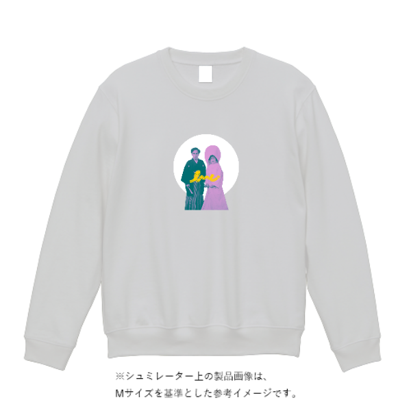 10.0オンス T／C ビッグシルエット クルーネック スウェット