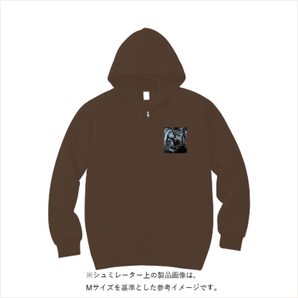 10.0オンス スウェット フルジップ パーカ（裏パイル）