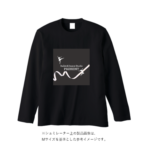 5.6オンス ヘビーウェイト長袖Tシャツ（リブ無し レディース）