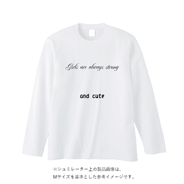 5.6オンス ヘビーウェイト長袖Tシャツ（リブ無し）
