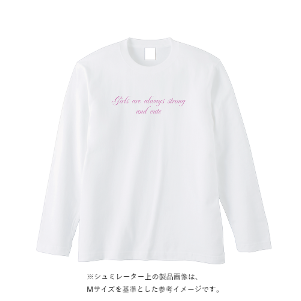 5.6オンス ヘビーウェイト長袖Tシャツ（リブ無し）