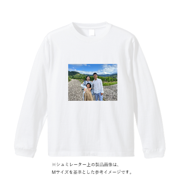5.6オンス ビッグシルエット ロングスリーブ Tシャツ