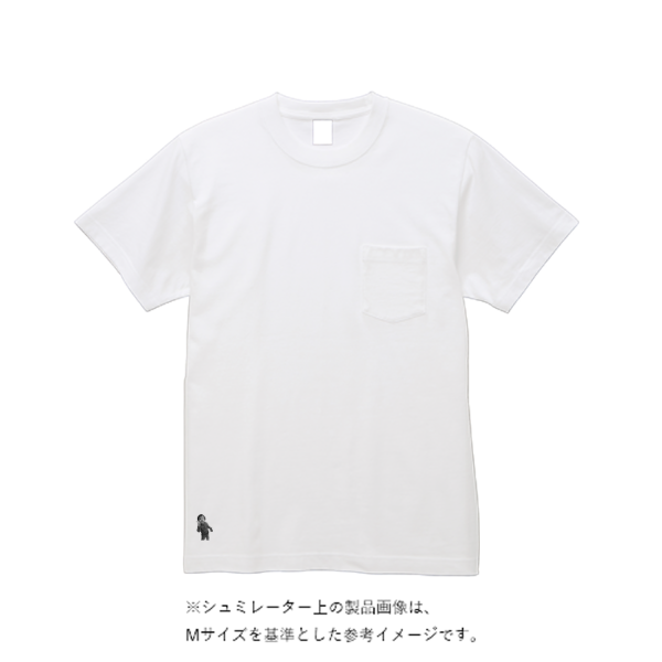 オープンエンド マックスウェイト バインダーネック ポケットTシャツ