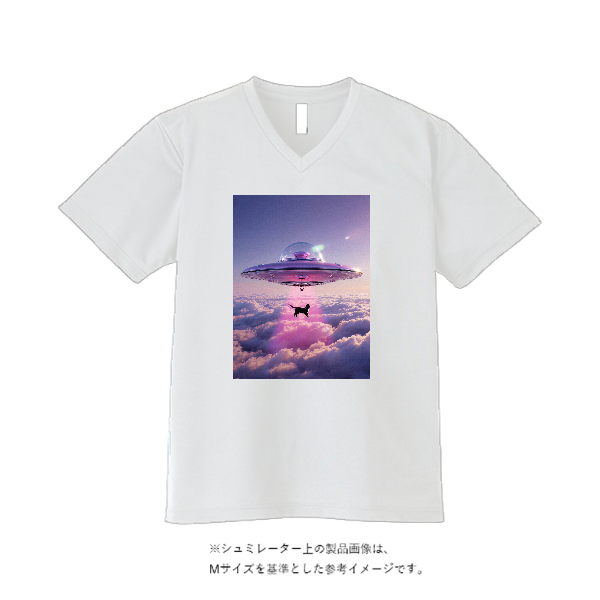4.4オンス ドライ Vネック Tシャツ