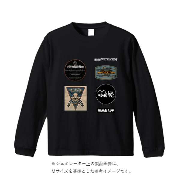 5.6オンス ロングスリーブ Tシャツ（袖リブ有り）