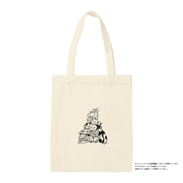 ライトキャンバスフラットトート