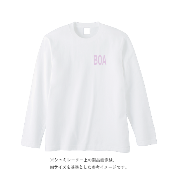 5.6オンス ヘビーウェイト長袖Tシャツ（リブ無し）