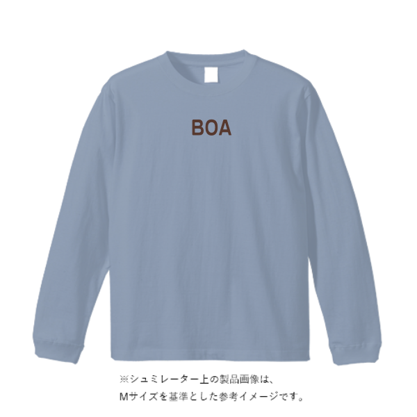 5.6オンス ロングスリーブ Tシャツ（袖リブ有り）