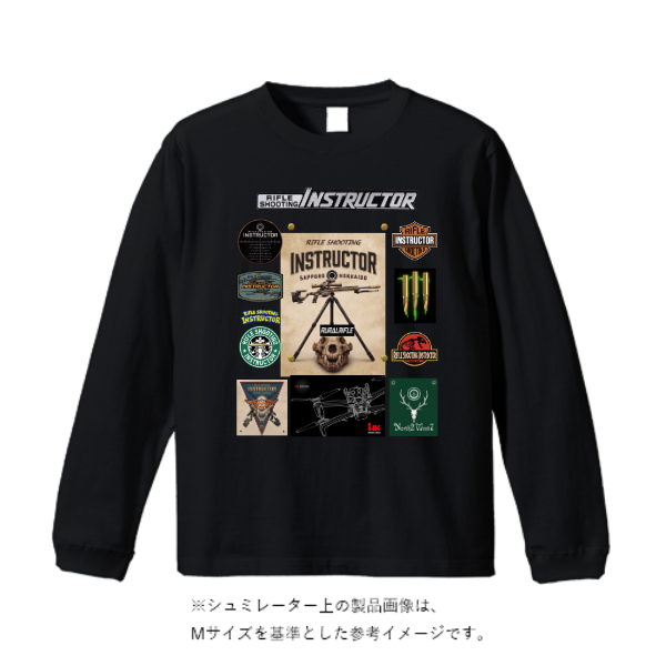 5.6オンス ロングスリーブ Tシャツ（袖リブ有り）