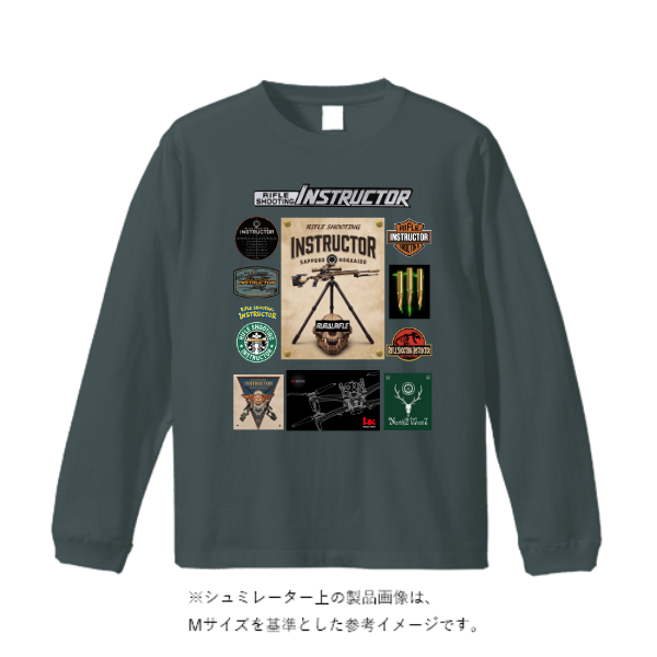 5.6オンス ロングスリーブ Tシャツ（袖リブ有り）