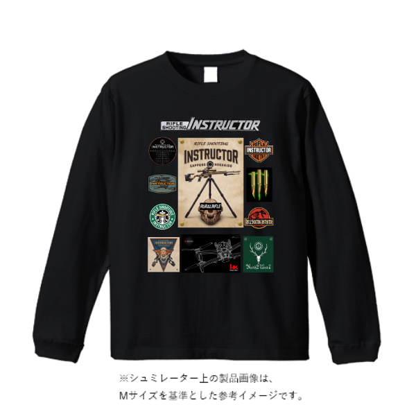 5.6オンス ロングスリーブ Tシャツ（袖リブ有り）