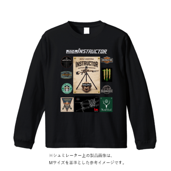 5.6オンス ロングスリーブ Tシャツ（袖リブ有り）