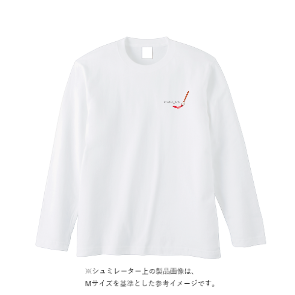 5.6オンス ヘビーウェイト長袖Tシャツ（リブ無し）