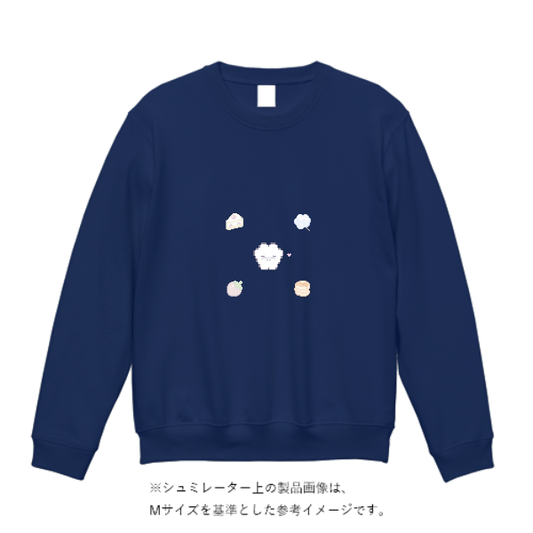 10.0オンス T/C クルーネック スウェット