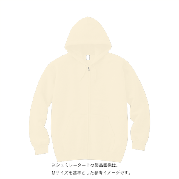 10.0オンス スウェット フルジップ パーカ（裏パイル）
