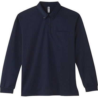 4.4オンス ドライボタンダウン長袖ポロシャツ - タカハマライフアート