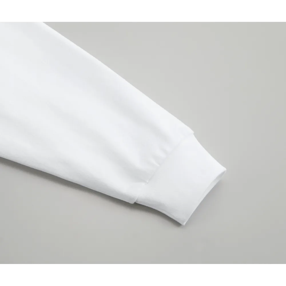 6.0オンス オーセンティック オープンエンド ヘヴィーウェイト ロングスリーブ Tシャツ（2.1インチリブ）