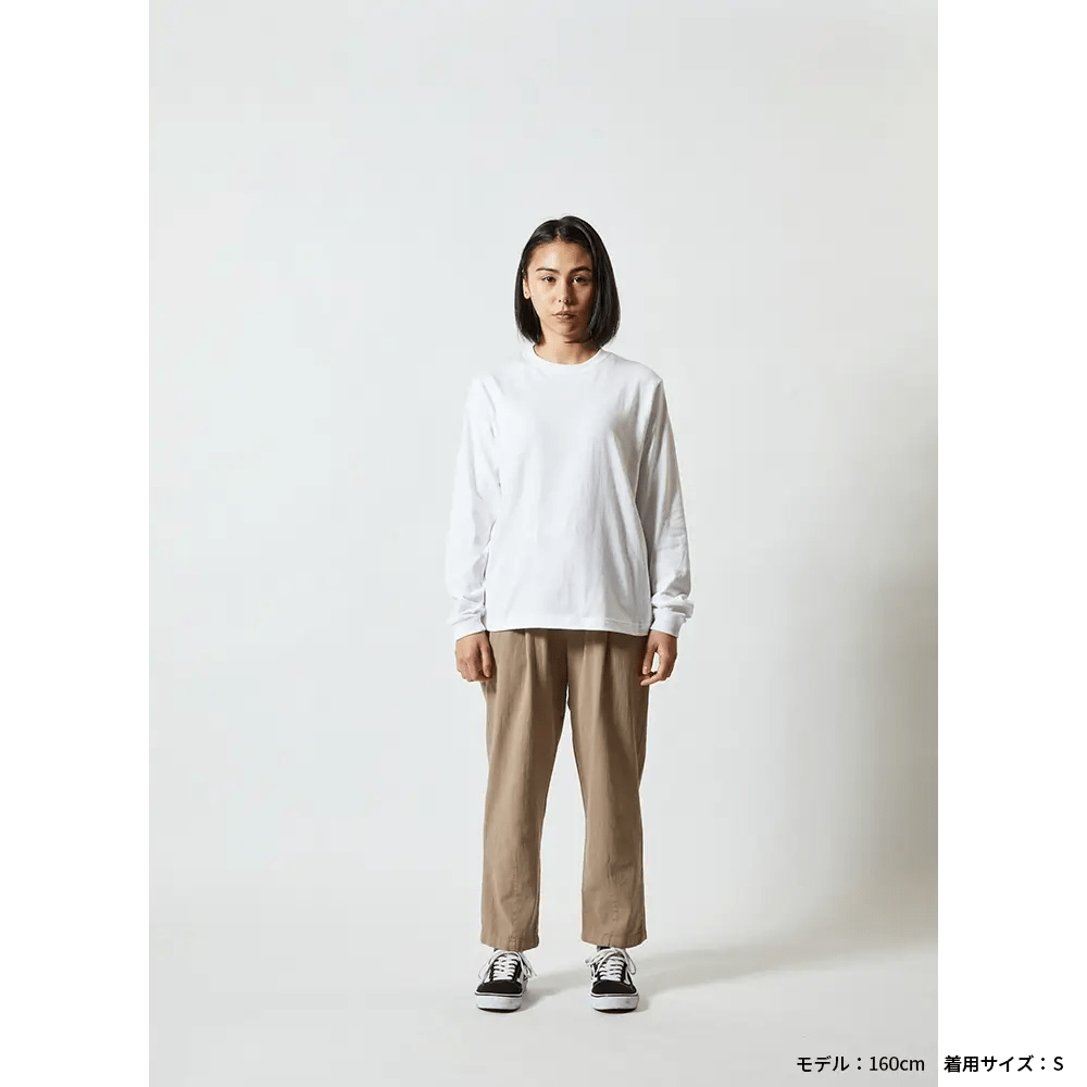 5.6オンス ロングスリーブ Tシャツ（袖リブ有り）