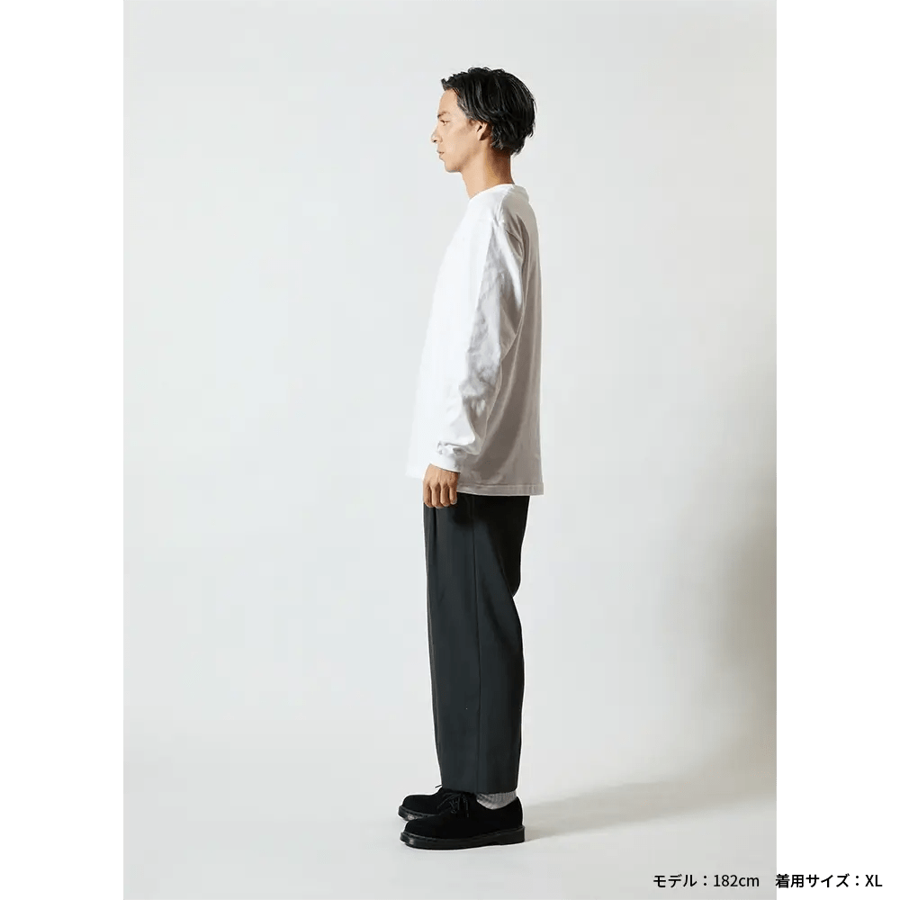 5.6オンス ロングスリーブ Tシャツ（袖リブ有り）