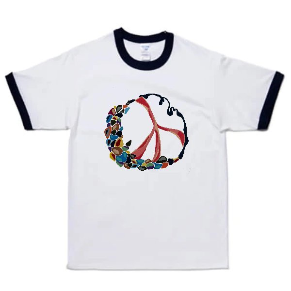 5.3オンス ギルダンプレミアムコットン リンガーTシャツ - タカハマライフアート