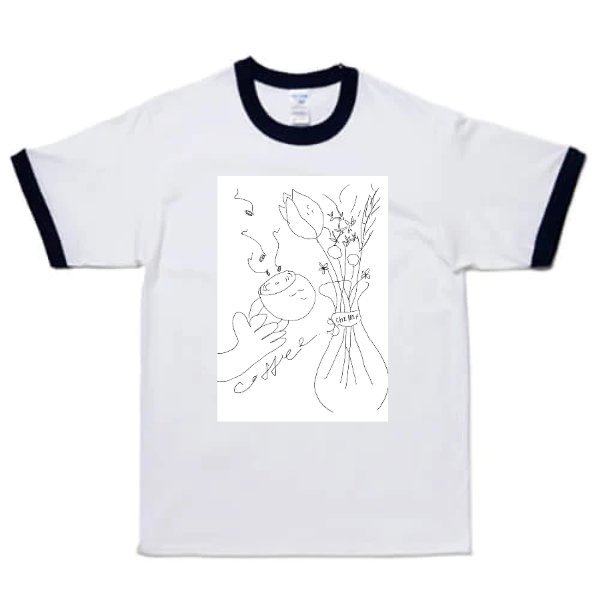 5.3オンス ギルダンプレミアムコットン リンガーTシャツ - タカハマライフアート